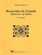 Recuerdos de Espana piano sheet music cover